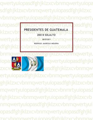 presidentes de guatemala