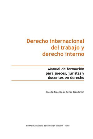 MODULO DE LECTURA DERECHO COLECTIVO DE TRABAJO OIT