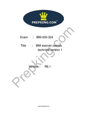 Prepking 000-324 Exam Questions