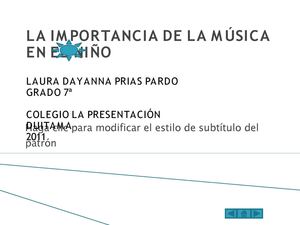 LA MUSICA ES BELLA 