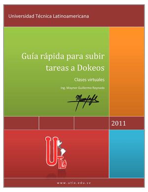 Guia para subir documentos a Dokeos