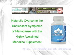 Buy the Menozac Supplement for Natural Menopause Relief