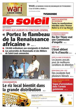 Edition du 21 juilliet 2011