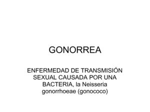 GONORREA