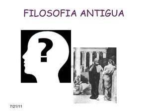 FILOSOFIA ANTIGUA