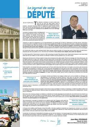 le Journal du député Jean-Marc ROUBAUD 2005