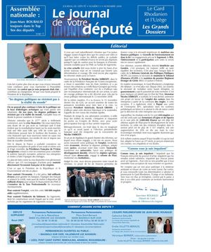 Le journal du député Jean-Marc ROUBAUD 2008