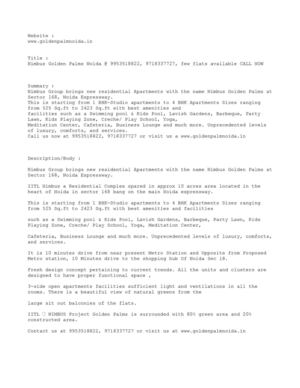 Nimbus Golden Palms Noida @ 9953518822, 9718337727, few flats available CALL NOW