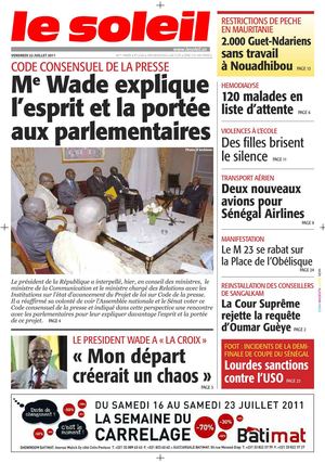 Edition du 22 juilliet 2011