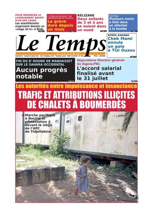 Le Temps d'Algérie Edition du Samedi 23 juillet 2011