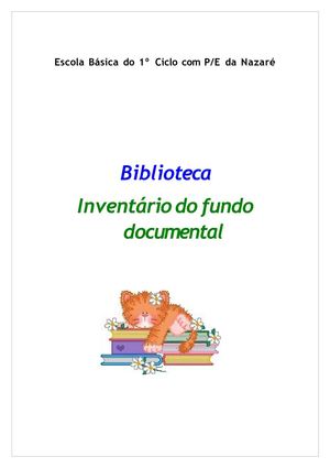 Inventário da biblioteca