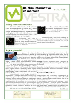 Informativo Semanal de Mercado 04-07/2011
