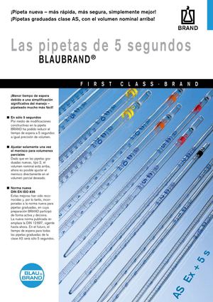Pipetas de 5 segundos