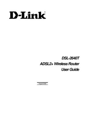 DSL-2640T_B3(RoHS) _Manual