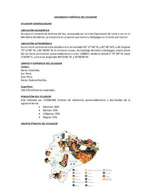 PROVINCIAS DEL ECUADOR