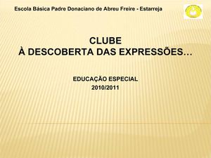 Clube À Descoberta das Expressões