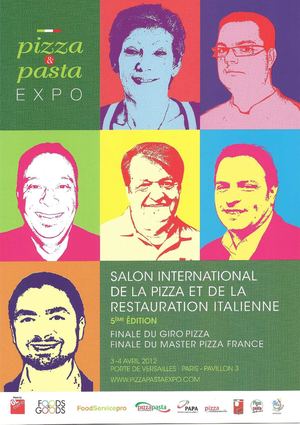 Pizza Pasta Expo 2012 - Paris 3- 4 Avril - Porte de Versailles