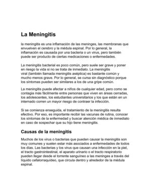 infección por meningitis viral