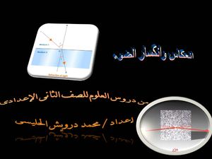 علوم انكسار الضوء