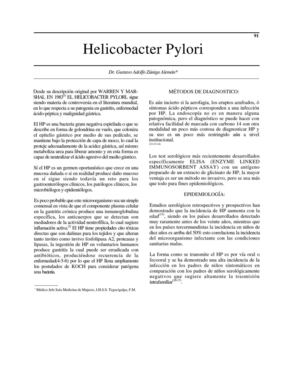 Helicobacter Pylori