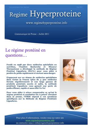 Regime protéine sous suivi médical à Clermont Ferrand