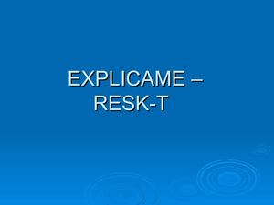 RESK-T - EXPLICAME