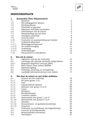 Theo Thijssenschool schoolgids 2011-2012