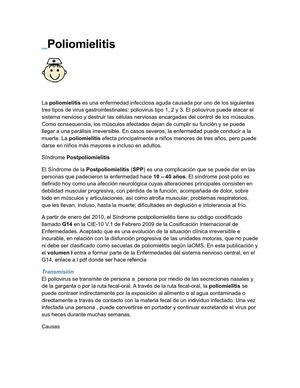 Poliomielitis