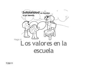 Historieta de valores