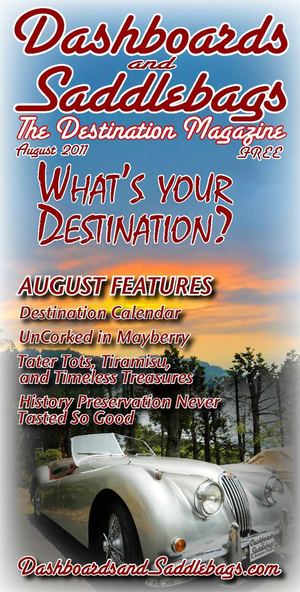 Dashboards and Saddlebags "The Destination Magazine" August 2011