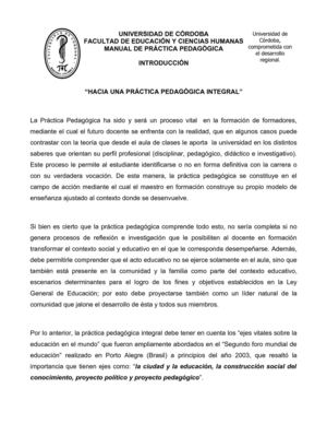 Reglamento de Práctica Pedagógiga y Formatos