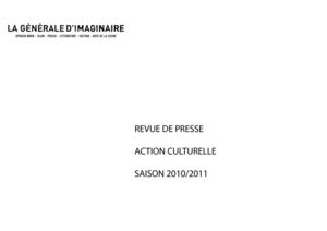 revue de presse action cult - 2010/2011