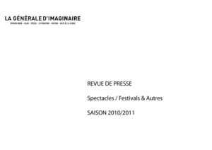 revue de presse spect-festiv - 2010/2011