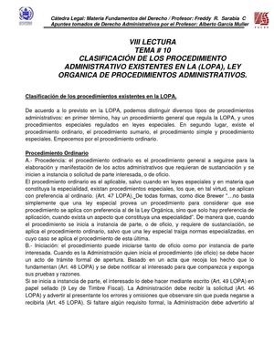 8 Lectura (Tema # 10)