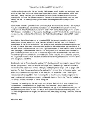 Ways on how to download PDF on your iPad