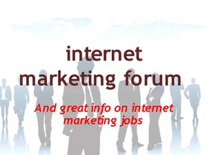 Best internet marketing forum