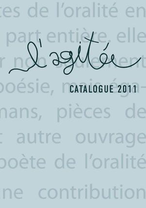 catalogue Agitée v2011