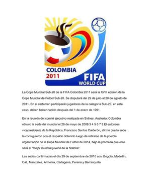 Mundial sub-20 Colombia 2011