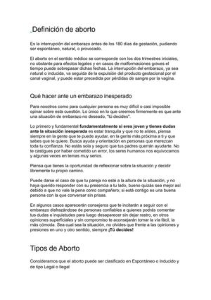Aborto
