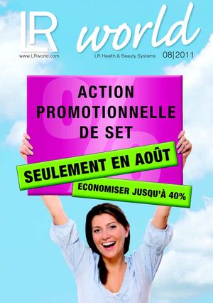 Catalogue promotionnel d'Août 2011..