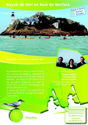 Kayak de mer en Baie de Morlaix