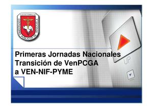Transición VEN-PCGA a VEN-NIIF-PYME