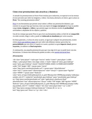 Cómo crear presentaciones más atractivas