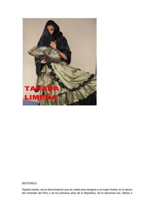 Historia de la tapada limeña