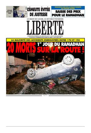 LIBERTE DU  03 AOUT 2011