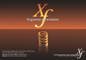 Executive Formations > Programme de formations 2011 • 2010