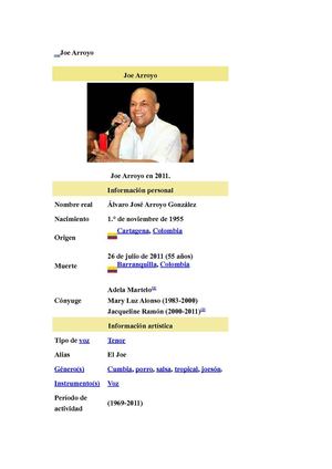 Joe Arroyo