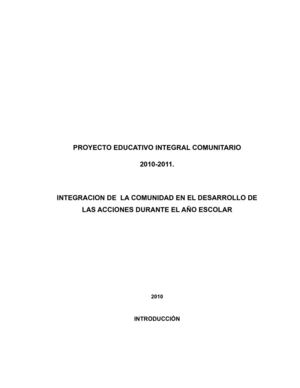 Proyecto Educativo Integral Comunitario