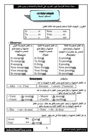 المستقبل البسيط