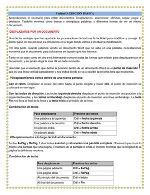 edicion basica de word